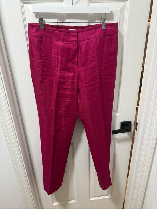 Armani Collezioni Pants - Armani Collezioni Magenta Straight-Leg Pants